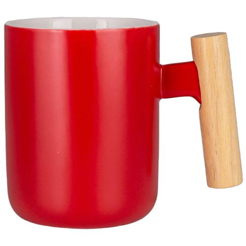 ZenGrip 12oz Wooden Ceramic Mug 2184-TOKYO-BK