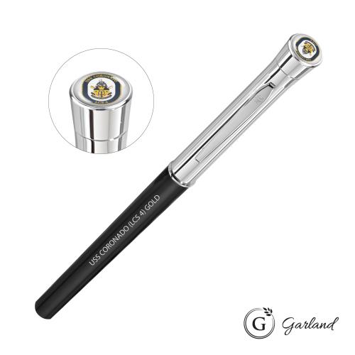 Pens & Writing - Metal Pens - Garland&reg; Monogram Custom Empire Felt Tip Pen - Chrome Accent