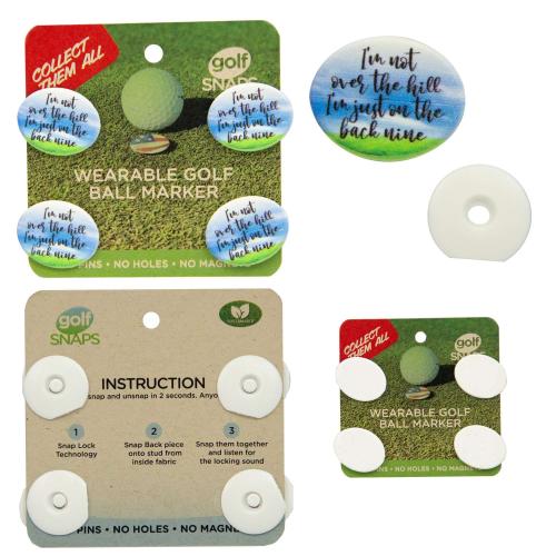 Sports & Outdoors - Golf Accessories - Golf Tools - GolfWear SnapMarker â Full Color White