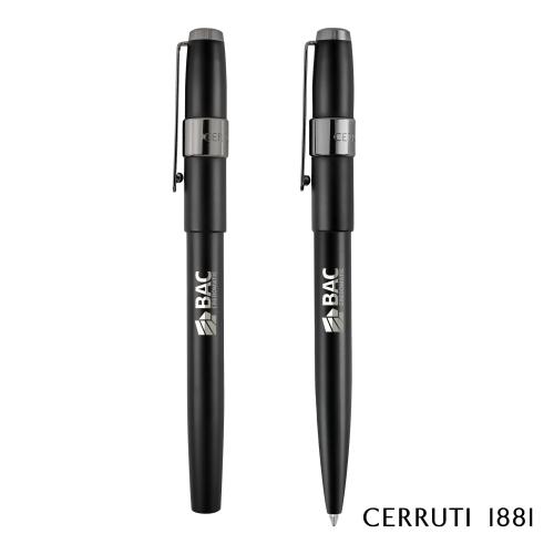 Pens & Writing - Gift Sets - Cerruti 1881&reg; Block Ballpoint Pen & Fountain Pen Gift Set