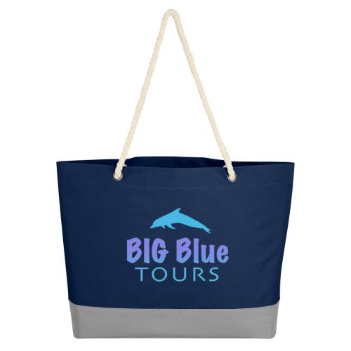 Bags - Tote Bags - Nylon & Polyester - RopeWave Poly Tote - Embroidered Fun