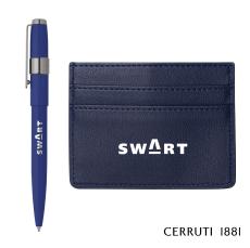 Cerruti 1881&reg; Brick Card Holder & Block Pen Gift Set - Gift Sets