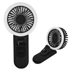 BreezeLight Clip-On Fan & Ring Light Combo - Desk & Office