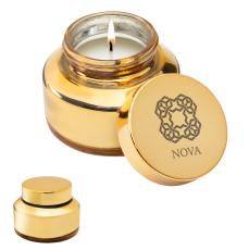 GlowLuxe Metallic Mini Candle - Vanilla - Candles