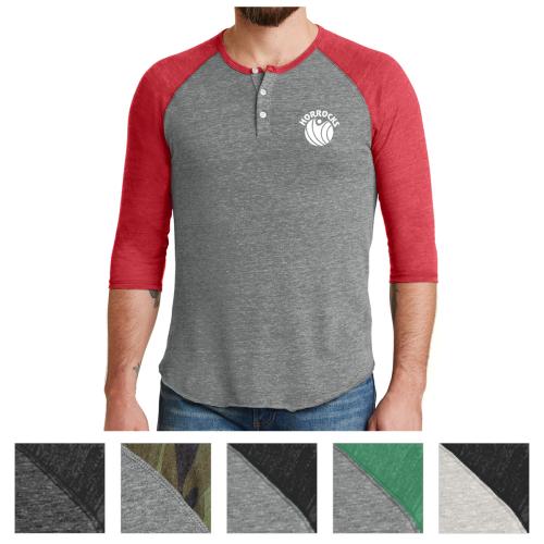 Alternative&reg; Men's Eco-Jersey&trade; 3/4-Sleeve Raglan Henley
