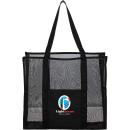 Breezeway Black Mesh Tote Bag