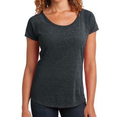 District Made&reg; Ladies' Tri-Blend Scoop Tee - Short Sleeve Tees