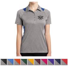 Sport-Tek&reg; Ladies' Heather Colorblock Contender&trade; Polo - Shirts