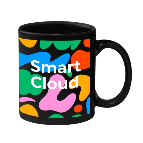 Drinkware - Mugs - 11 Oz. Full Color Hughes Stoneware Mug With C-Handle