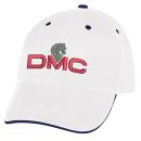 WHITE WITH NAVY BLUE White/296C