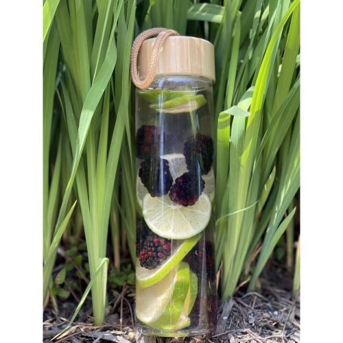 Drinkware - Glass Bottles - EcoSip 20oz Glass Botanical Bottle