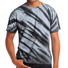 Port & Company&reg; Tiger Stripe Tie-Dye Tee - Apparel