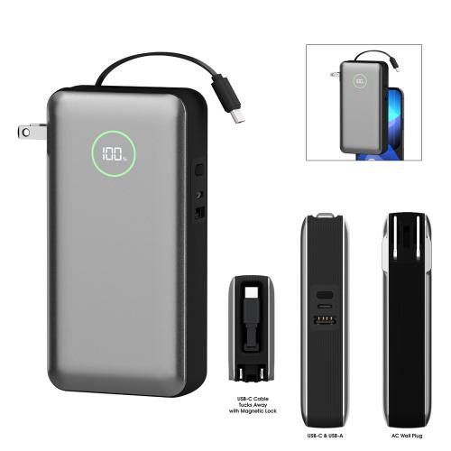 Technology - Power Banks - 20,000 mAh PhoneSuit&reg; Journey AC All-In-One Portable Battery Pack & Wall Adpater