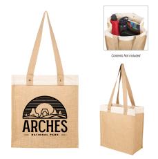 EcoBlend 12oz Cotton-Jute Tote Bag - Bags