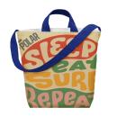 WHITE WITH BLUE White