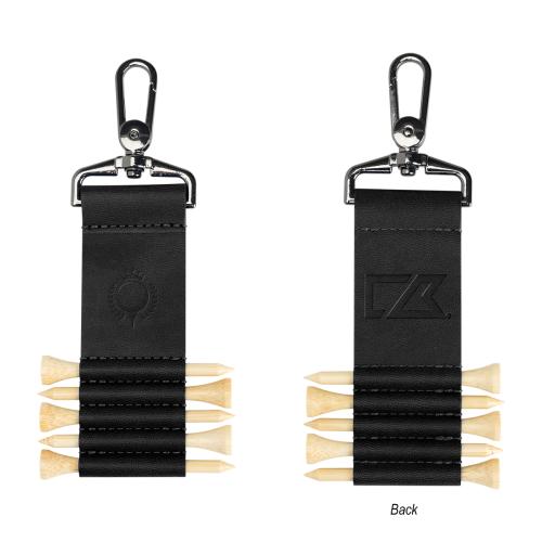 Sports & Outdoors - Golf Accessories - Cutter & Buck&reg; rPET And Bamboo Golf Tee Set Keychain