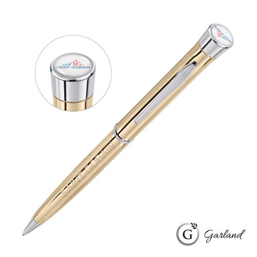Pens & Writing - Ballpoint Pens - Garland&reg; Signature Emblem Twist Ballpoint Pen - Gold