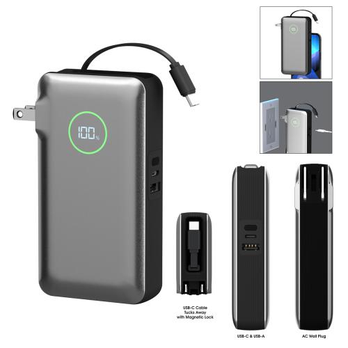 Technology - Power Banks - 10,000 mAh PhoneSuit&reg; Journey AC All-In-One Portable Battery Pack & Wall Adapter