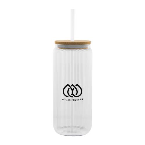 Drinkware - Barware - EcoSip Ribbed Glass Can 20oz