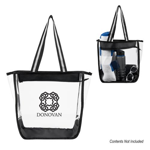 Bags - Tote Bags - Clear & Transparent - Clarity Companion Clear Tote Bag