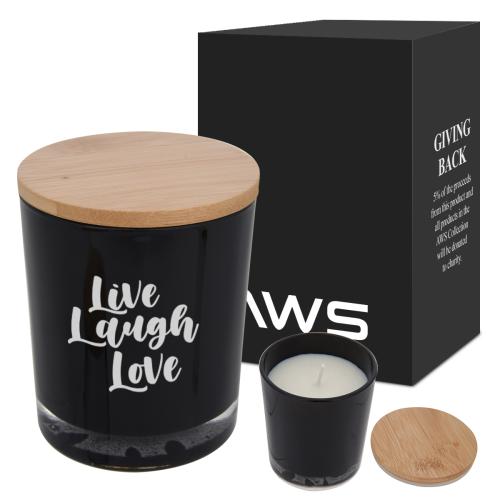Home & Kitchen - Candles - EcoGlow Serenity Bamboo Candle