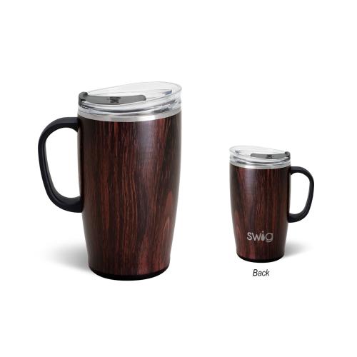 Drinkware - Mugs - 18 Oz. Swig Life&trade; Bourbon Barrel Travel Mug