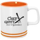 WHITE WITH ORANGE 165C