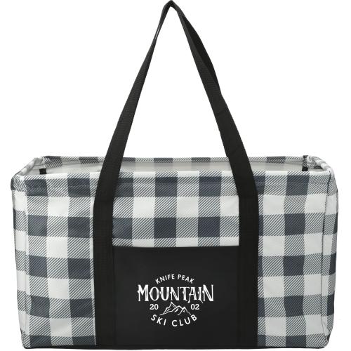 Bags - Tote Bags - BuffaPlaid Utility Tote, 600d Polyester