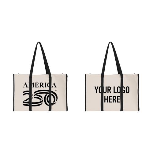 Bags - Tote Bags - Canvas & Cotton - America250&trade; Recycled Canvas Wrap Around Tote Bag