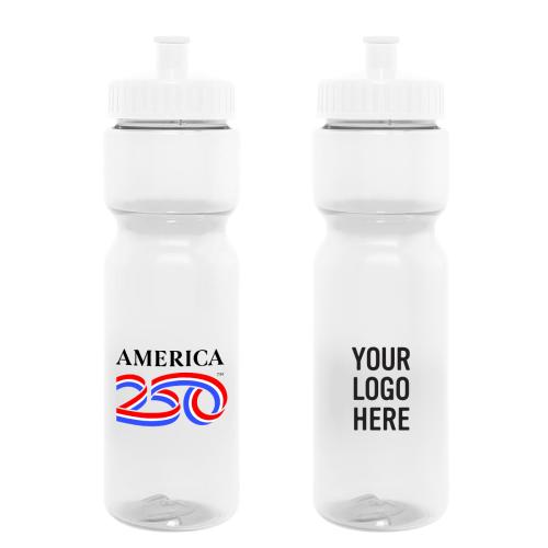 Drinkware - Plastic Bottles - America250&trade; 28 Oz. Full Color Pace Bottle