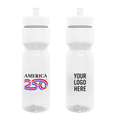 America250&trade; 28 Oz. Full Color Pace Bottle - Plastic Bottles