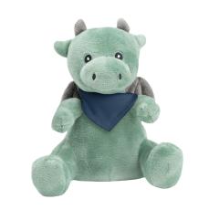 DracoCuddle 6 Jade Gray Plush Dragon - Plush Stuffed Animals