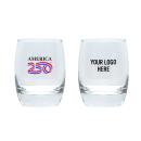 America250&trade; 6 Oz. Full Color Whiskey Glass