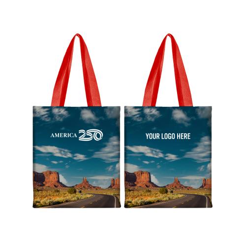 Bags - Tote Bags - Eco Friendly - America250&trade; Sublime Series rPET Magazine Tote Bag