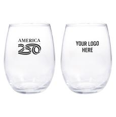 America250&trade; 15 Oz. Wine Glass - Barware