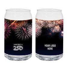 America250&trade; 16 Oz. Full Color Ale Glass Can - Barware