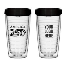 America250&trade; 16 Oz. Hydro Double Wall Tumbler - Straw Tumblers