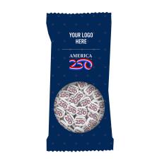 America250&trade; Zagasnacks&trade; Pack Promo Bag with Printed Mints - 5" - Food & Candy
