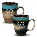 Black, Brown 7608 C, Light Blue 2985 C