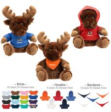 CozyMoose 6" Dressable Plush Buddy - Plush Stuffed Animals