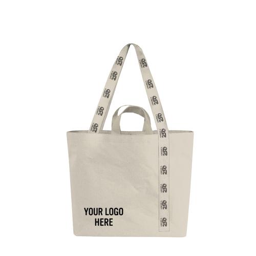 Bags - Tote Bags - Canvas & Cotton - America250&trade; - 14 Oz. Recycled Mono-Strap Canvas Tote Bag