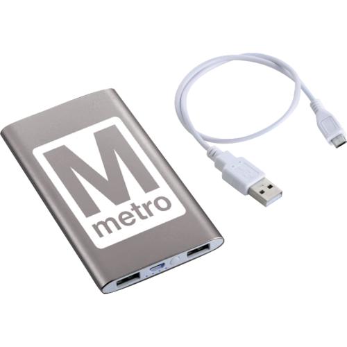 Technology - Power Banks - PowerMate Duo 4000 Aluminum Charger