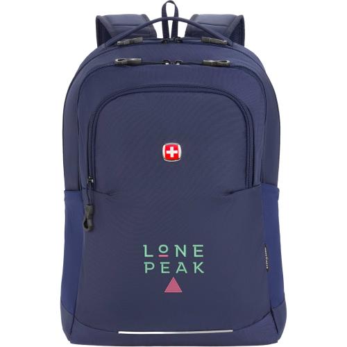 Bags - Backpacks - Navy Navigator Embroidered Backpack