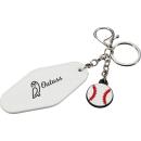 SluggerSway Sports Keychain - White PVC
