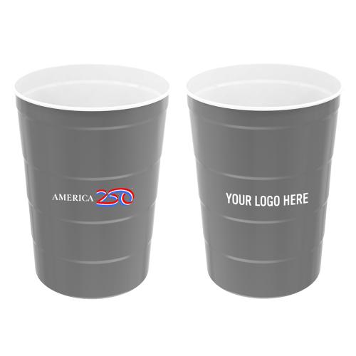 Drinkware - Cups - Plastic Cups - America250&trade; 16 Oz. Steel Chill-Cup&trade;