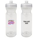America250&trade; 28 Oz. Poly-Clear&trade; Fitness Bottle