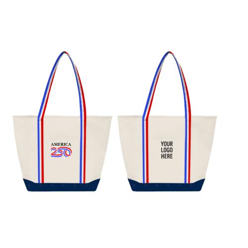 Bags - Tote Bags - America250&trade; Sublime Series Recycled Poly Canvas Starboard Tote Bag