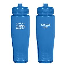 America 250&trade; 28Oz. Poly-Clean&trade; Plastic Bottle - Sports Bottles