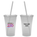 America250&trade; 16 Oz. Sunsplash Double Wall Tumbler
