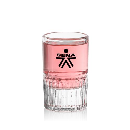Drinkware - Barware - Shot Glasses - ShotAura Crystalline Grip Glass